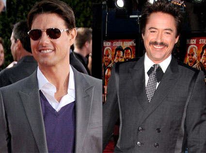 Tom Cruise, Robert Downey Jr Tom Cruise, Robert Downey Jr